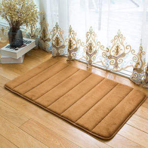 40/60 Memory Foam Absorbent Bathroom Bedroom Floor Shower Rug Non-slip Doormat so soft fluffy carpets and rugs