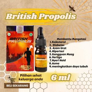 british propolis 6 ml original membantu mengatasi penyakit