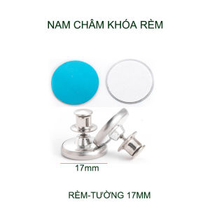 Bộ 2 khóa rèm cửa bằng nam châm bằng thép không gỉ nhiều kích cỡ tùy chọn