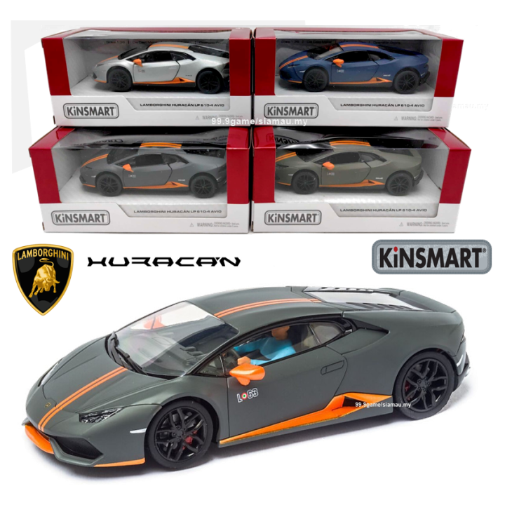 Kinsmart 1:36 Diecast Lamborghini Huracan LP610-4 Avio Matte Car
