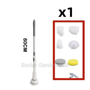6-In-1 Multifunctional Electric Cleaning Brush Scrubber Rechargeable For Kitchen Bathroom Toilet Brushes Cordless Electric Spin Scrubber