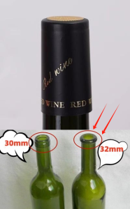 100pcs Segel Tutup Botol Plastik Segel Botol Diameter Botol Kaca Botol Plastik Heat Shrink Segel Botol Kaca 30mm