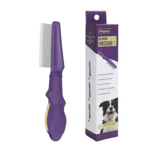 Dog Cat Flea Comb Stainless Steel Needle Comb Fur Comb Pet Grooming Comb Pet Hair Comb Cleaning Hair Protection
