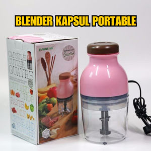 Blender Capsule Blender Portable Blender Bumbu Blender  Daging 1.2 Liter 4 Mata Pisau Blender Kapsul Chopper Serbaguna Gilingan Bumbu