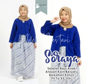 SORAYA Baju Tradisional Anak Perempuan Usia 1-13 Tahun Kebaya Anak Adat Jawa Terbaru 2023