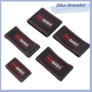 Ditur 5 Pcs Non Slip Barber Hair Clipper Bands Grip Sleeves Hair Trimmer Holder Tools
