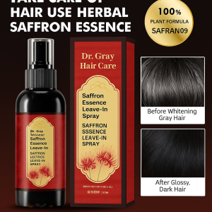 Saffron Essence Black Hair Spray Covers White Hair Herbal Extract Black Hair Spray Black Hair Liquid