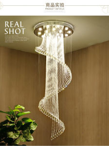 【Warranty】Modern Luxury Villa Chandelier Apartment Staircase Chandelier Nordic LED lighting Simple living room lamp Modern bedroom decorative light Heavy-duty lighting