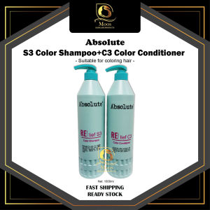 Absolute S3 Color Shampoo 1000ml + C3 Color Conditioner 1000ml