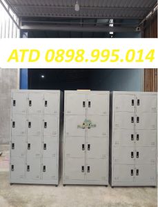 Tủ locker 1512108642 ngăn Tủ sắt cho nhân viên để đồ có chìa khóa mỗi ô cho nhân viên giá rẻ tận xưởng HCM