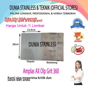 Amplas AX Olp Grit 360 /Lembar pengampelas