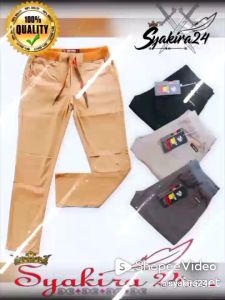 Celana Rip Panjang Jogger Panjang Pria Premium