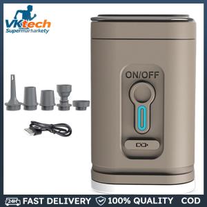 Rechargeable Electric Air Pump 1200mAh 100LM Brightness 4000Pa for Camping Light and Inflatable Swimming Rings Perfect for Outdoor Use