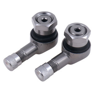 Follow Get New[Beautiful SS] 2 x CNC motorcycle 90 degree angle wheel tire stem tubeless valve aluminum