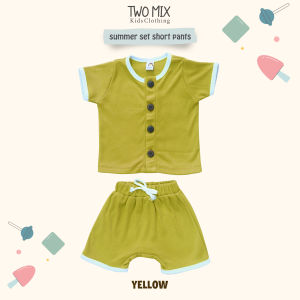 Setelan Baju Bayi Lengan Pendek Perempuan / Laki-Laki - 0-2 Tahun 4360C