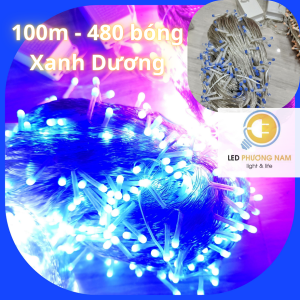 Dây Đèn Led 100m - 480 bóng Trang Trí Ngoài Trời Chống Nước
