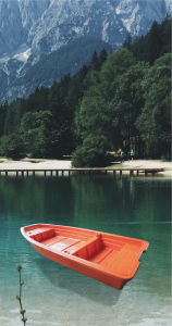 Perahu Sampan / Sekoci Polietilen merk Keman Boat 2.6