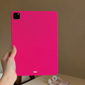 CrashStar Liquid Silicone Soft Shockproof Tablet Case For iPad Mini 6 5 4 iPad 9.7 5th 6th 2 3 4 Air 2 3 4 5 iPad Air Pro 11 13 inch 2024 iPad 11 2025 10.2 7th 8th 9th 10th Gen 12.9 inch 2022 2021 2020 2018 Soild Color Skin-friendly iPad Cover Casing