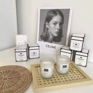 Nordic scented Candle decoration bedroom IKEA smoke-free soothing sleep aid soybean wax household lasting essential oil