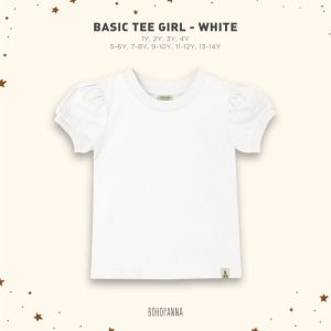 BOHOPANNA - BASIC TEE GIRL 1-6TAHUN - KAOS ANAK PEREMPUAN - BAJU ANAK - PAKAIAN ANAK