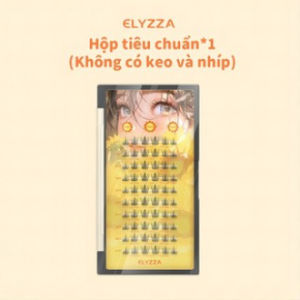 MI GIẢ ĐUÔI CÁ ANIME ELYZZA Lông Mi Giả Tự Nhiên Và Mi Cụm Có Thể Sử Dụng Được Nhiều Lần 10-13mm Mi Giả Tách Sợi Mi Chùm Mảnh Sợi Mi Dễ Dán