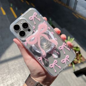 Dreamy Coquette Pop Socket Ribbon For XR XS MAX 11 12 13 14 15 PLUS PRO PROMAX Magsafe Case