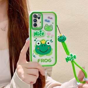 เคสโทรศัพท์ OPPO A60 Reno12 Pro OPPOReno12 5G ซิลิโคนลายการ์ตูนสีสันสดใสมาคารอนสำหรับฤดูร้อนเคสด้านหลังป้องกันสายคล้องสั้นเลนส์กันกระแทก