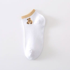 Murah Banget - Kaos Kaki Pendek Semata Kaki Motif Beruang / Kaos Kaki Pendek Wanita / Ankle Socks Korean Model Simple Cute