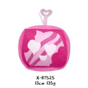 Hot Blox Fruits Anime Game Plush Toy Fruit Leopard Pattern Box Stuffed Dolls Fruits boxeing Childrens Toys Birthday Gift