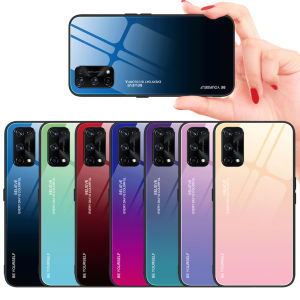 Gradient Color Tempered Glass Case For Samsung Galaxy M22 M23 M33 M52 M53 A73