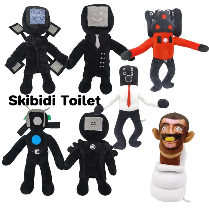 ฟิกเกอร์ขนาดเล็ก 【COCO MALL】COD ของเล่นตุ๊กตา Skibidi Toilet ของเล่นสําหรับเด็ก พร็อพสําหรับแกล้งคน