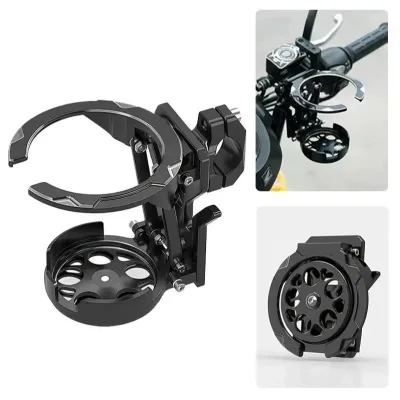 Foldable Universal Water Bottle Holder Adjustable 18-32mm Mount For Bike Motorcycle Scooter Strolle