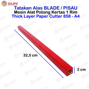 ALAS BLADE / PISAU A4 ( MERAH ) - SPAREPART MESIN THICK LAYER 858/868 A4