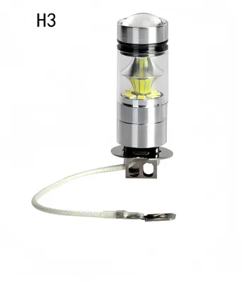 หลอดไฟ LED ตัดหมอก ไฟหน้า รถยนต์ แสงขาว 6000K 1800LM เลนส์โปรเจคเตอร์ 360 ระบายความร้อนดี ขั้ว H1 H3 H4 H7 H11 2026 2026 Plug Play
