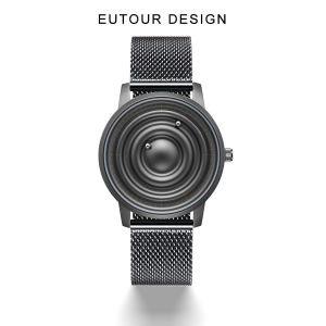 Maglev Watch Black Technology High-End Version Pointer Mens Watch Waterproof Tech-Style Steel Ball Watch Rotating Three-Body