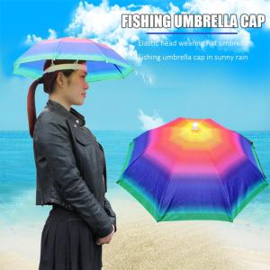 Lightweight Waterproof Headwear Umbrella Hat for Fishing Camping Hiking