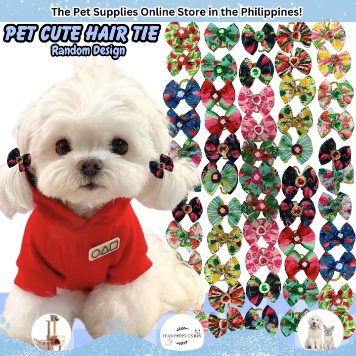 [Ivan Puppy Union] Dog Fur Hair Clip Female Dogs Hair Tie Cats Hair  Clasp(Random Pick 2pcs) Lazada PH