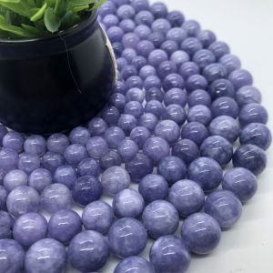 Purple Chalcedony Beads 4-12mm Round Natural Loose Stone Bead Diy Accessories