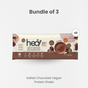 [New] Heal Salted Chocolate Vegan Pea Protein Shake Plant Based Powder (3 Sachets) | High Protein No Sugar HALAL