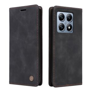 Anti-Fall Phone Case For Xiaomi Mi 14T 13T 12T 11T Pro Magnetic Leather Wallet High Quality Card Slot Flip Cover Casing
