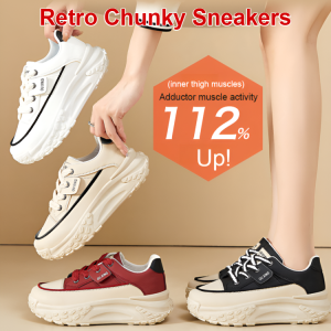 Thick-soled Casual Womens Height-increasing Shoes Height-increasing Anti-slip Sneakers Stylish Multi-matching