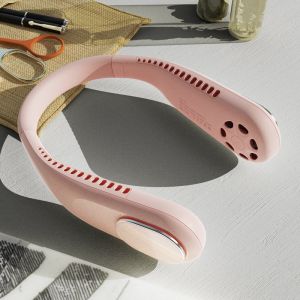 Neck Fan Bladeless Portable 6000mAh Rechargeable 360° Adjustment Sports Fan Outdoor Ventilator Cooling Fan