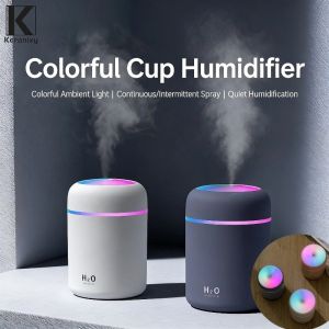Keranixy Colorful Humidifier USB Aromatherapy Diffuser Indoor Office Portable LED Night Light Air Freshener