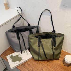 KSHU7 Vải Oxford Túi đeo vai Sức chứa lớn Túi tote làm việc Túi mua sắm Túi xách Bé gái