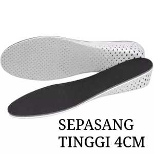 INSOLE PENINGGI BADAN PRIA DAN WANITA ALAS SEPATU SOL SEPATU PENINGGI