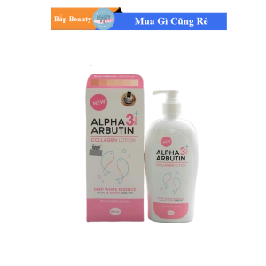Sữa dưỡng thể trắng da Alpha Arbutin Collagen Lotion 3 Plus