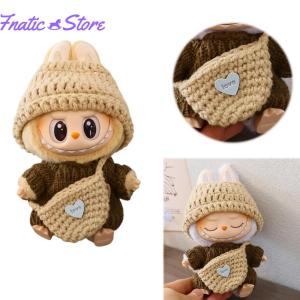 【New Arrival】 Mini Doll Soft Plush Sweater Reusable Kawaii Knitted Clothes for Collectors and Kids in Cute Color Schemes