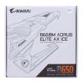MAINBOARD (เมนบอร์ด) GIGABYTE B650M AORUS ELITE AX ICE (REV. 1.1) (SOCKET AM5 DDR5 MICRO-ATX). 
