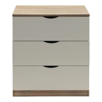 Koncept Furniture ชุดตู้ลิ้นชักเก็บของ Pody 120 ซม. สีไม้อ่อน