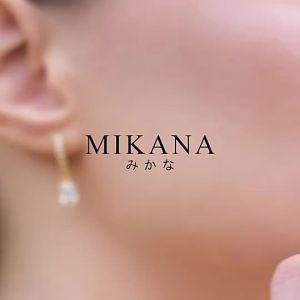 Mikana Gold Plated Daiki Hoop Earrings for women accessories jewelry for woman earing gift
